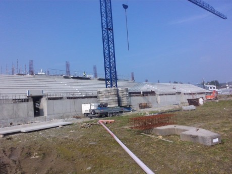 Work is advancing well on Finn Harps' new stadium