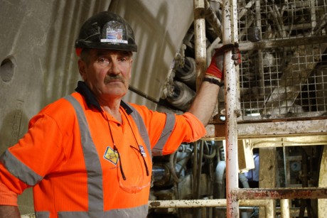Tunnel Tigers ThÃr Donegal man P J Gallagher, a pit boss overseeing a team of Donegal tunnellers on London Crossrail.