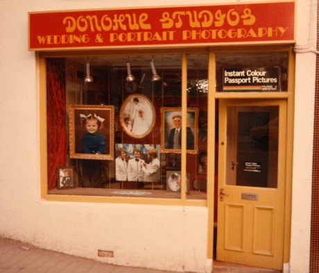 where it all began, Dermot's first studio on Main Street, Letterkenny.