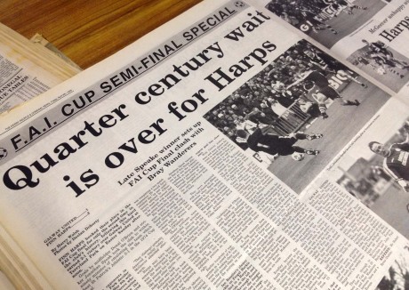 How the Donegal News reported on Finn Harps' FAI Cup semi-final win over Galway United in 1999