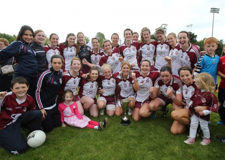Termon celebrate their win over Glenfin in Convoy yesterday. Picture: Declan Doherty.