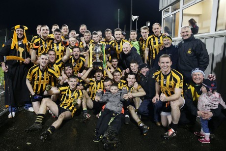 St Eunan's celebrate after winning Sunday's county final against Glenswilly. Photo: Declan Doherty