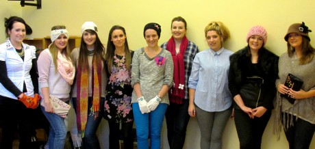 Zara with participants in the recent workshop in Ramelton.
