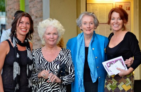Strong Women - Lisa McLaughlin from Malin (far right) with (l-r) Dungiven native Áine Brolly, Invest NI, Irish screen legend Fionnula Flanagan and Founder of the Galway Film Fleadh Lelia Doolan 