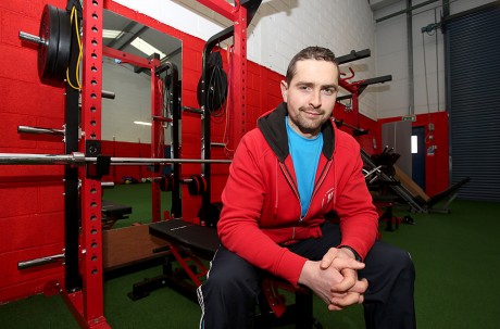 Emmet Rushe, at his new premises, Rushe Fitness. Photo: Declan Doherty