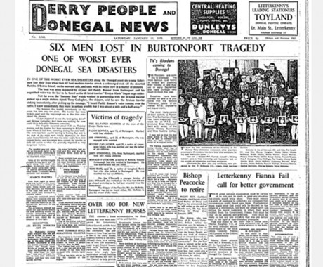 How the tragedy was reported in January 1975.