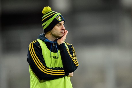 Donegal manager Rory Gallagher - complete with his bobble hat!