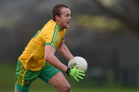 Gary McFadden, who scored five points for Donegal.