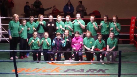 The Donegal Female Development Squad with manager Sharon Scanlon