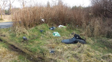 Bags of rubbish and even a carseat have been dumped at Corravaddy (2)