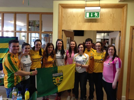 Donegal students at Mater Dei Institute of Education, Drumcondra, Dublin.