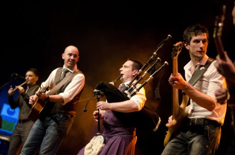 Members of Sontas, including Letterkenny's Karol Harvey (2nd from left) and Donegal town's Michael Gillespie (1st from right). Photo courtesy of Gavin Kelly, DJK Photography