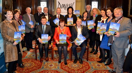 Attendees in Glasgow for the Donegal Tourism Brochure launch.
