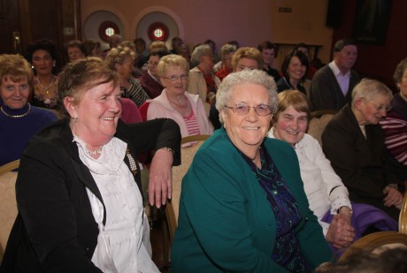 The late Julia O'Donnell at one of Daniel's concerts in Glenfin.