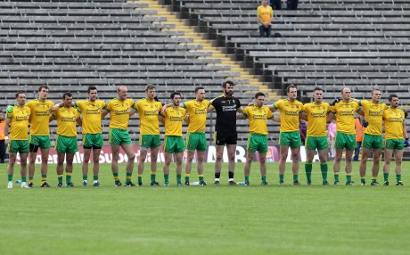 The Donegal team who defeated Derry to reach their fifth Ulster Final in five years. Photo: Donna El Assaad