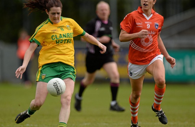 Donegal Ladies captain Katy Herron and Armagh's Caroline O'Hanlon train just as hard as their male counterparts