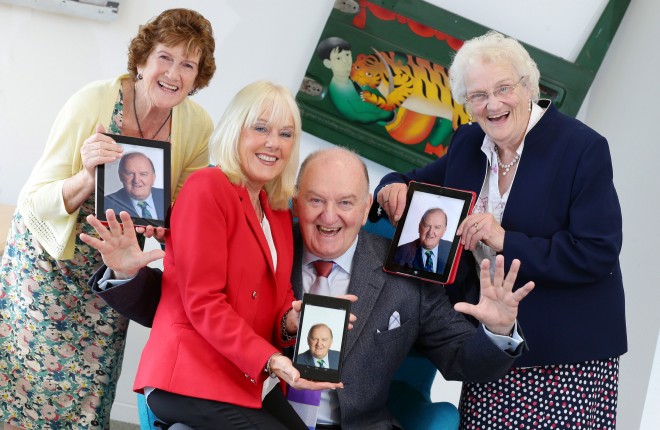 At the launch of the Silver Surfer Awards by Age Action and DCU with George Hook were Noeline Brennan from Lucan, Adrienne Swan from Malahide and Marie O'Gorman from Walkinstown. Photo: Marc O'Sullivan