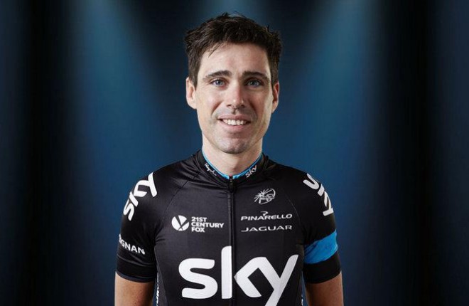 Team Sky professional cyclist Philip Deignan.