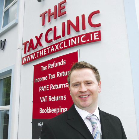 Mr. Michael Coll pictured at the Tax Clinic premises at High Road, Letterkenny.