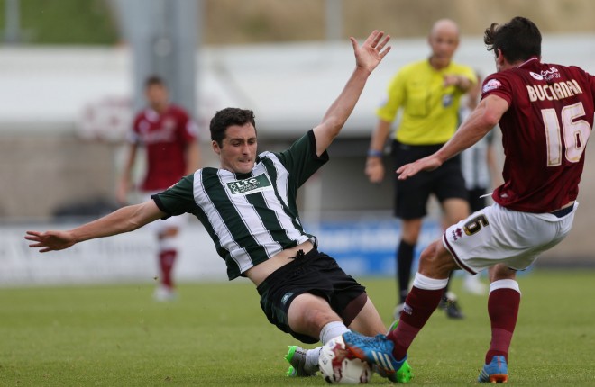 Carl McHugh in action for Plymouth Argyle. Photo: Dave Rowntree