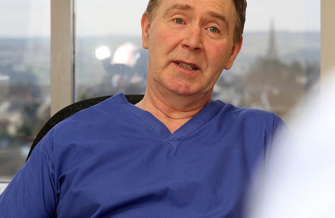 Consultant surgeon Mr. Kevin Moran.