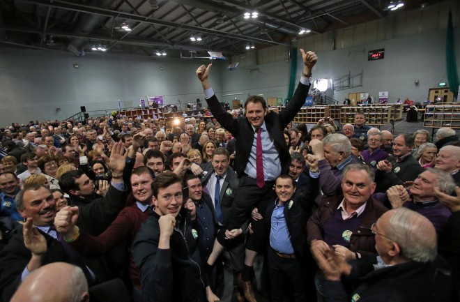 Charlie McConalogue is elected. Photo: Donna El Assaad