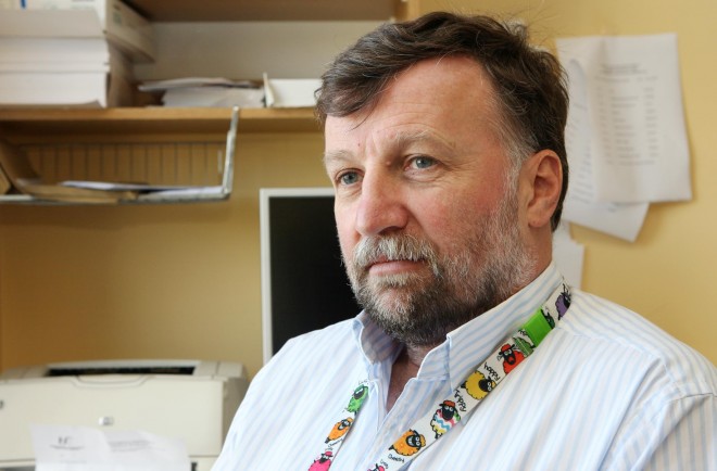 Consultant orthopaedic surgeon Mr. Peter O'Rourke in his office at Letterkenny University Hospital. Picture: Declan Doherty