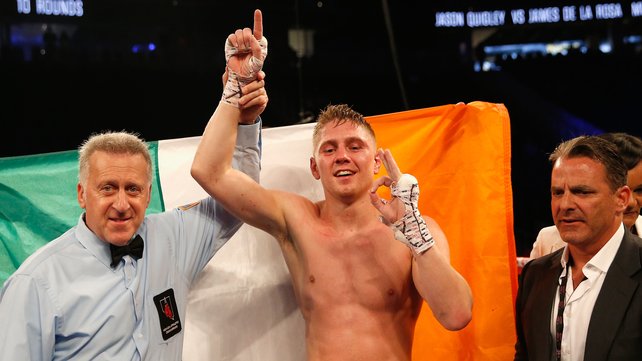 Another successful day at the office for Jason Quigley