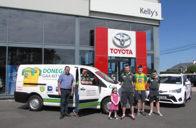 Kelly's Toyota Official Motoring Partner Donegal GAA