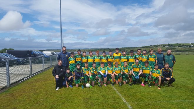 The Ardara U14 squad and management