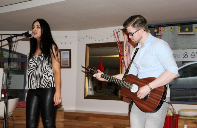 Charlotte Murphy and Callum Keaveney performing at a previous NWW.
