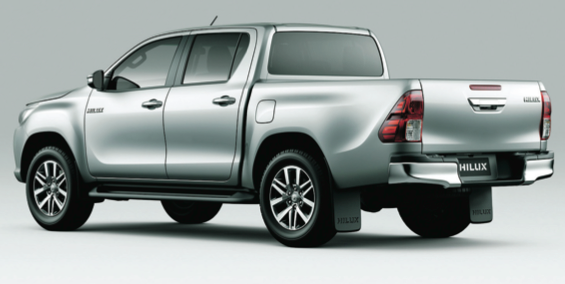 The new Hilux single and double cab versions are on display at Kellys Toyota, Port Road, Letterkenny. Visit our showrooms where our staff will be happy to assist or our website at www. kellystoyota.com