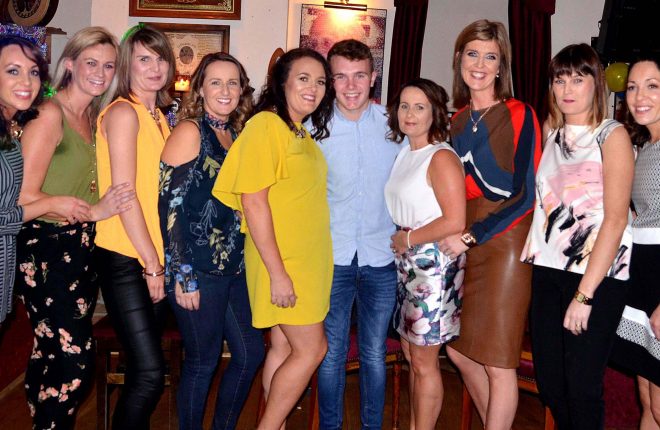 Jamie Mc Gee, Crolly with family and friends at his 18th birthday party in Leo's Tavern at the weekend.
