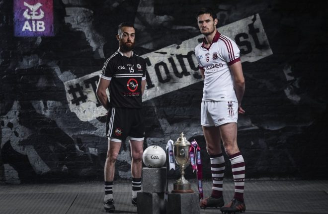 Kilcoo's Conor Laverty and Slaughtneil's Chrissy McKaigue will go to battle on Sunday