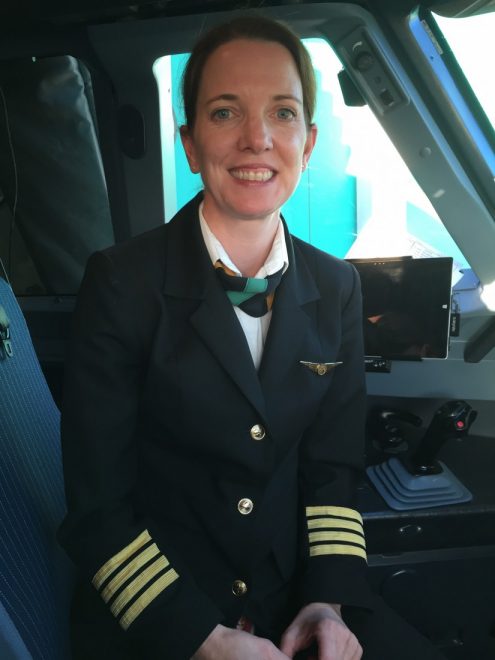 Aer Lingus pilot Helena Mulroe.