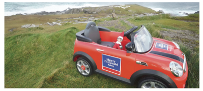 You could win Bono the elf’s car just in time for Christmas