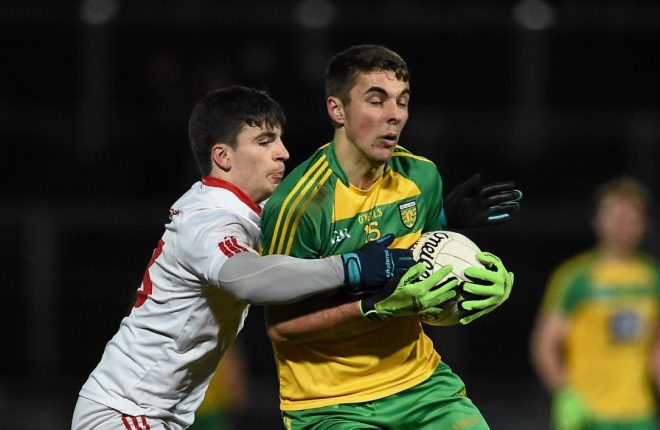 Donegal's Michael Carroll will face Tyrone and Lee Brennan again tonight