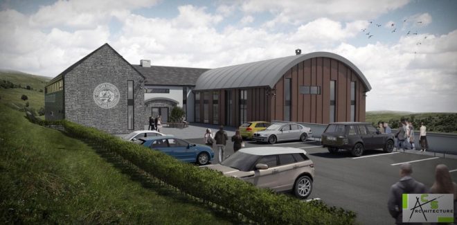 An artist's impression of the proposed distillery.