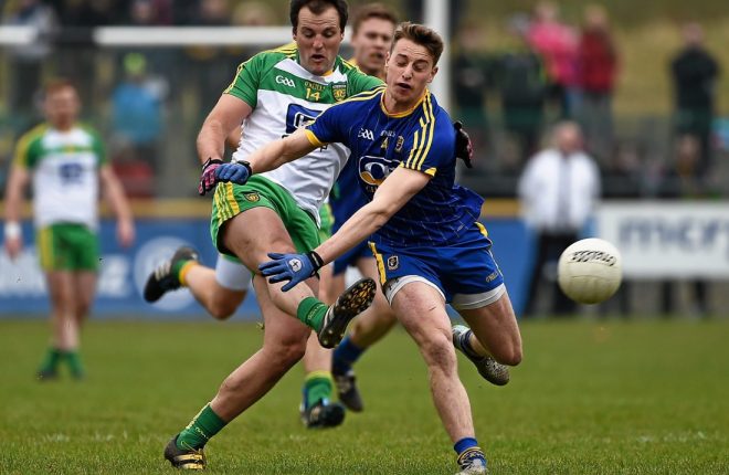 Michae;l Murphy in action against Roscommon last year