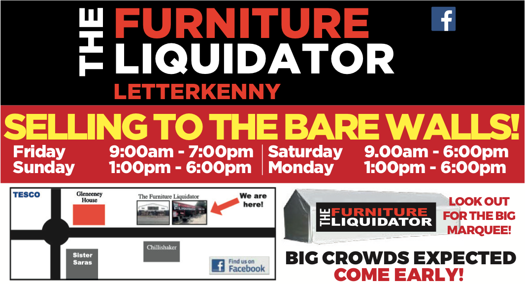1 Million Stock Sale At The Furniture Liquidator Donegal News