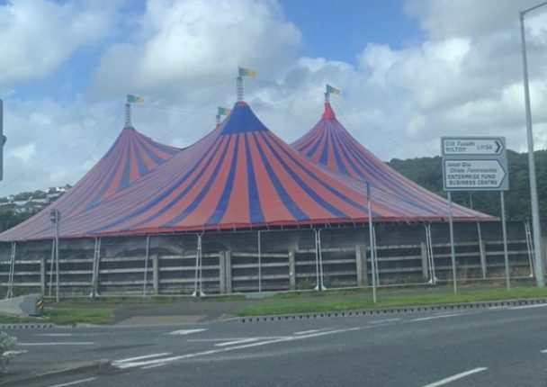 The Big Top Marquee tent (Instagram @summer_sessionsirl)