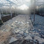 Polytunnels in Falcarragh destroyed in the storm