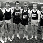 A talented cross country team from Letterkenny AC including Mick Jennings, Michael Crampsie, Kevin Toner, Neilly McDaid and Michael Cullen and below, members of the Iona 'A' team, U-11 League winners with team manager Michael Dorrian (right) and former senator and councillor Shaun Maloney at a presentation of prizes.