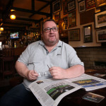 Raymond Blake pictured in his Letterkenny public house this week. Photo: Declan Doherty