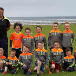 John Ward with GAA Cul Camp participants in Arranmore Island.