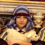 Dominic Aleliunas, Shepard in the nativity at the Scoil Cholmcille National School Carol Service in the Cathedral on Wednesday afternoon. Photo: Donna El Assaad