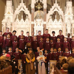 Scoil Cholmcille choir singing at the Scoil Cholmcille National School Carol Service in the Cathedral on Wednesday afternoon. Photo: Donna El Assaad