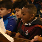 Temple Akipo at the Scoil Cholmcille National School Carol Service in the Cathedral on Wednesday afternoon.