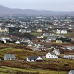 A view towards the Carrick area of gaoth Dobhair from Cnoc Fola this week with the popular local landmark guesthouse Teac Jack on the left of the picture.