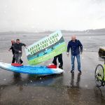 Members of the committee pictured at Gartan lake on Sunday for the launch of the Gartan Challenge Adventure Race (46Km and 30km courses) in partnership with the Kilmacrennan Community Development Group. The challenge takes place on the 2nd of June and competitors can book online at www.gartan.com. at the launch were, Ruth Russell McCrudden, Raymond Shiels, Gerard McGranaghan, Gavin Gorman, Hugh Gorman, Sean McCrudden, John Breslin and Sean Sandilands. PIcture: Declan Doherty